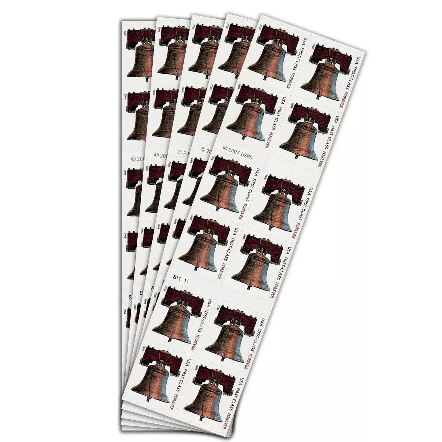 2008 Liberty Bell Forever Design – 100pcs Self-Adhesive Labels for Standard Mail