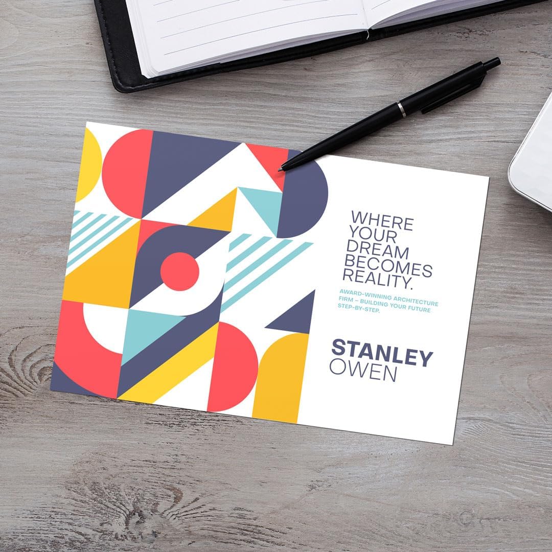 GotPrint Custom Printed Postcards ¨C Upload Your Design or Text, 4x6 inches, vertical horizontal, front and back, 14 pt thick glossy cardstock, 4x6, 50 Qty