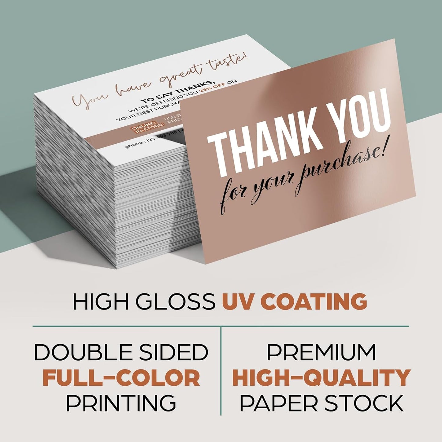 GotPrint Custom Printed Postcards ¨C Upload Your Design or Text, 4x6 inches, vertical horizontal, front and back, 14 pt thick glossy cardstock, 4x6, 50 Qty