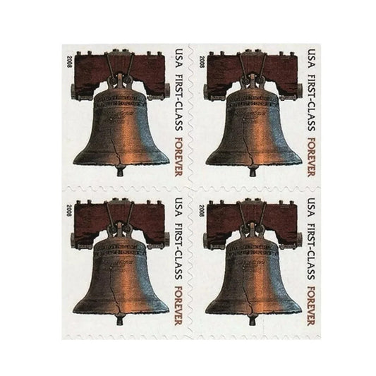 2008 Liberty Bell Forever Design – 100pcs Self-Adhesive Labels for Standard Mail