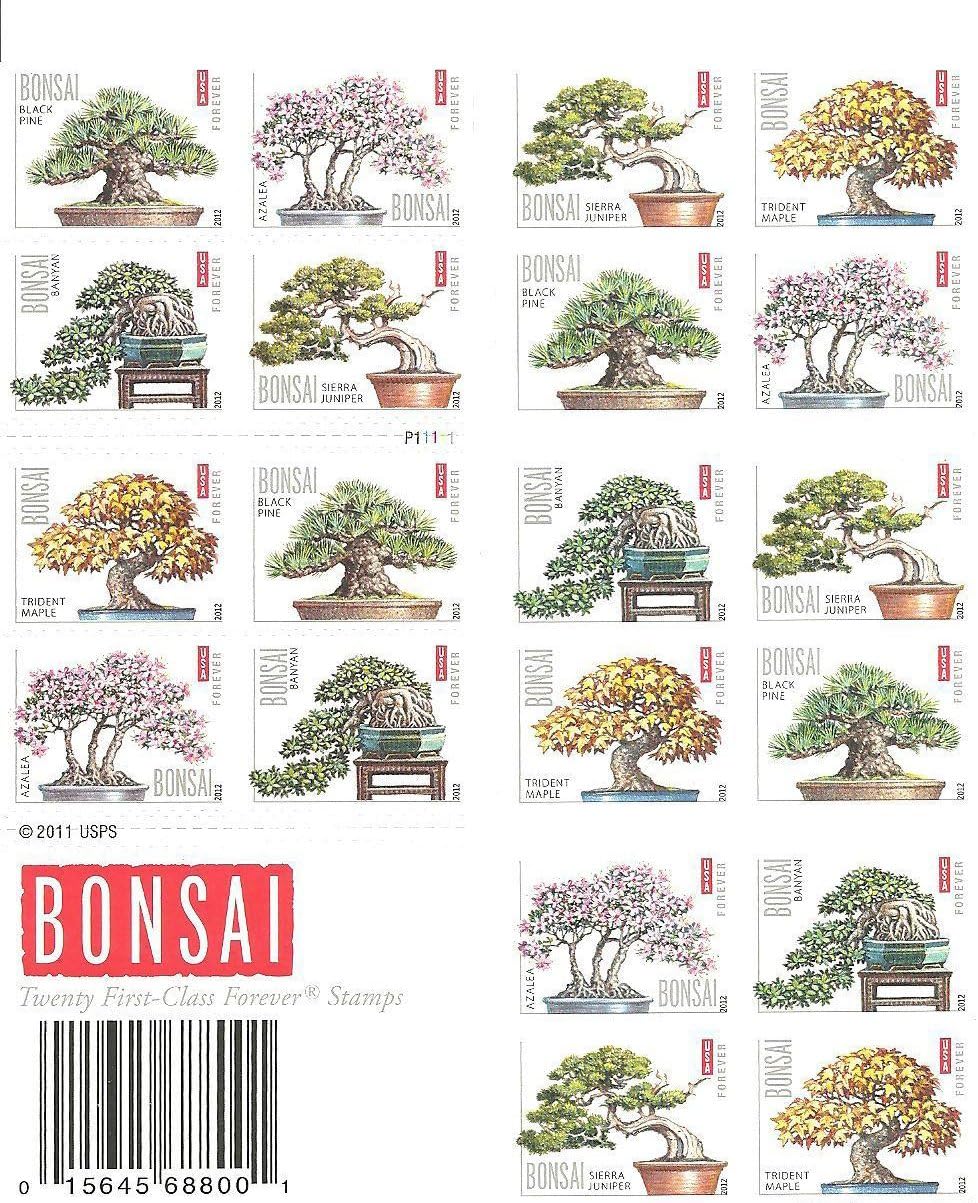 Bonsai Tree Forever Collection – Timeless Botanical Elegance for Everyday & Special Occasions 100pcs/Pack (20pcs/Booklet)